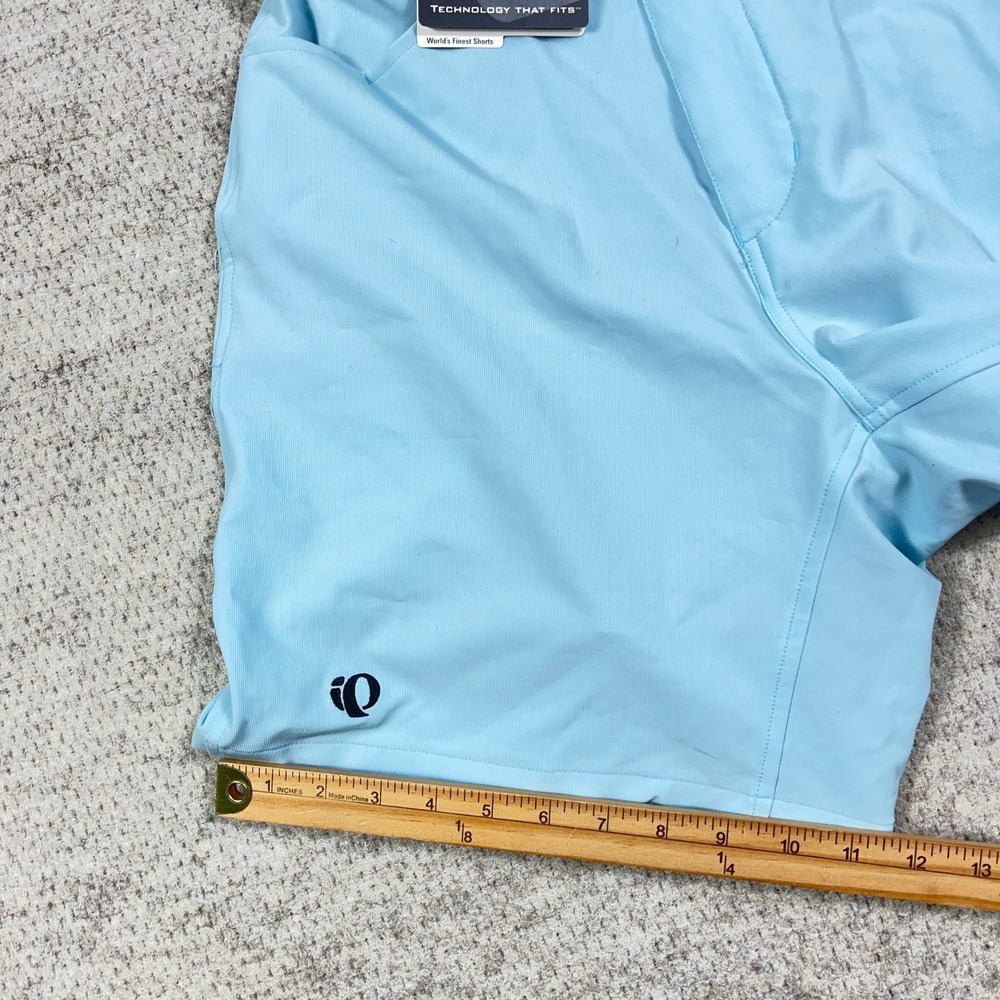 Pearl Izumi Bliss Cycling Shorts Womens Large Light Blue Padded Lined - Picture 9 of 15